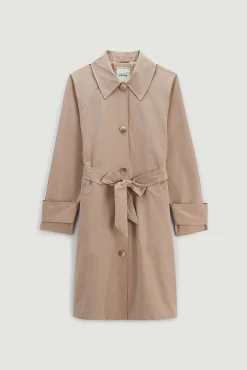 Pimkie Gabardina Recta Marron Sale