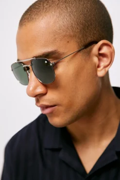 * Gafas De Sol Estilo Aviador Gris Medio New