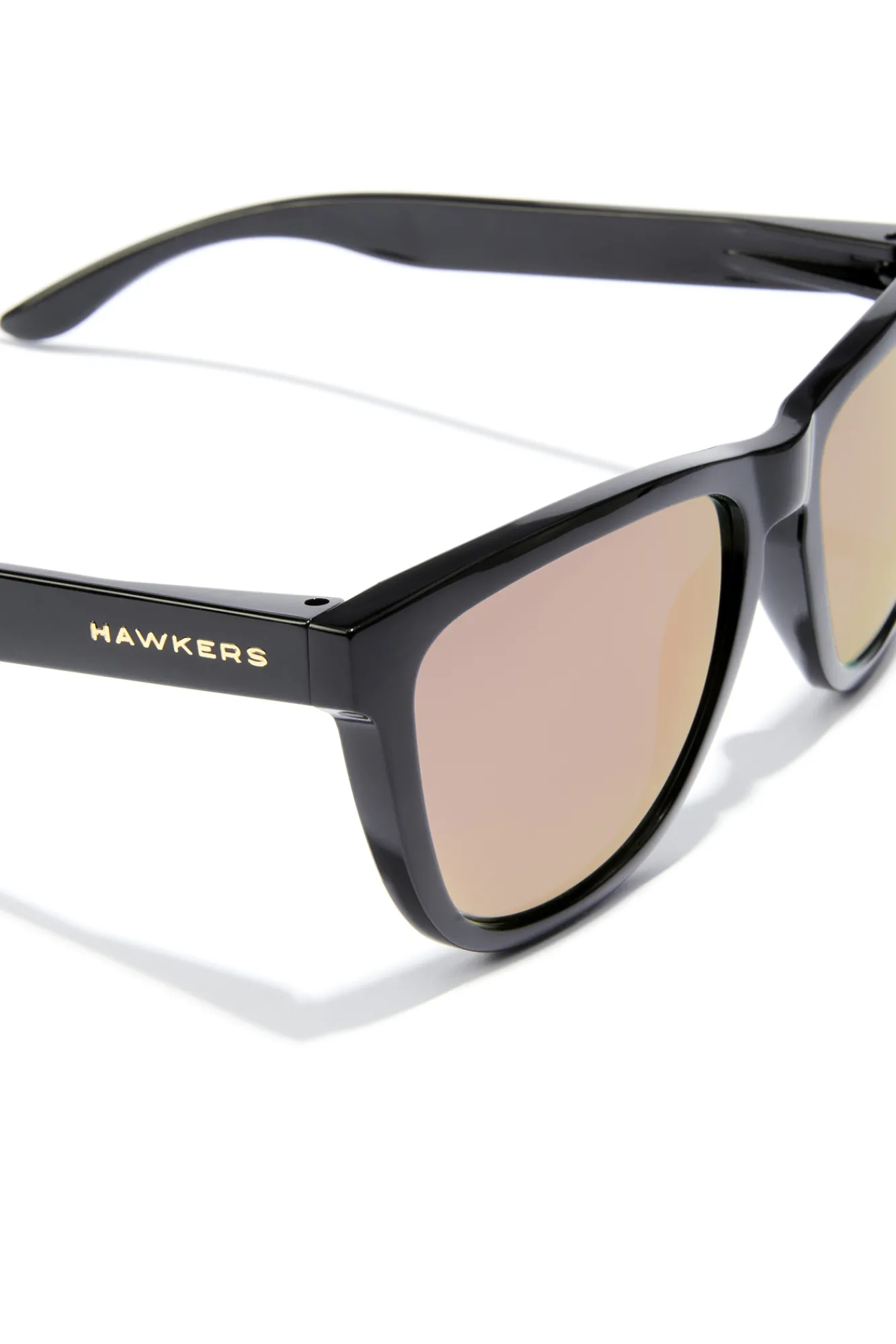 Hawkers Gafas De Sol One Raw - Polarized Black Rose Gold Negro New