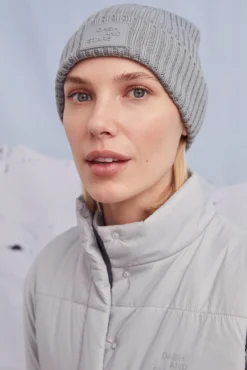 Dash and Stars Gorro Tricot Logo Gris Discount
