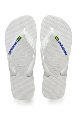 Havaianas Brasil Logo Blanco Sale