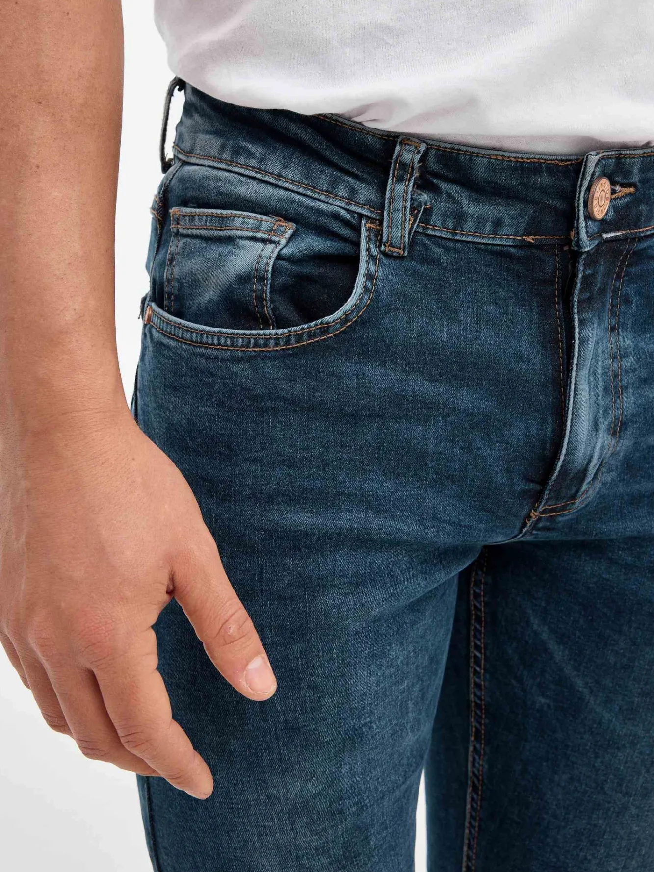 Inside Jeans Basico Azul Oscuro Clearance