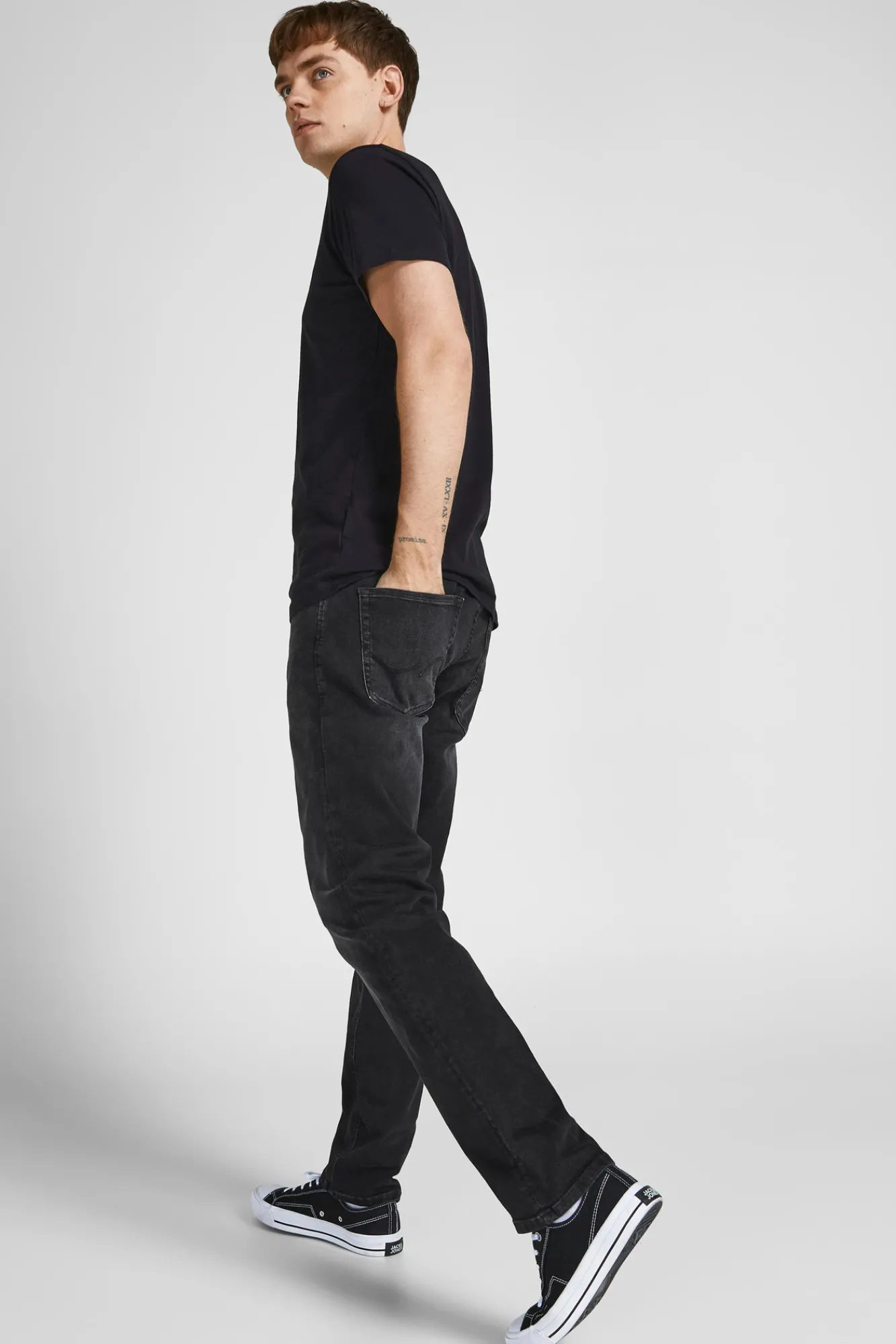 Jack & Jones Jeans Clark Black Denim Negro Online