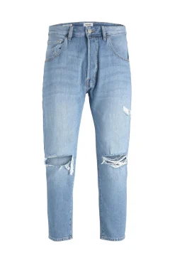 Jack & Jones Jeans Frank Azul Cropped Azul Medio Discount