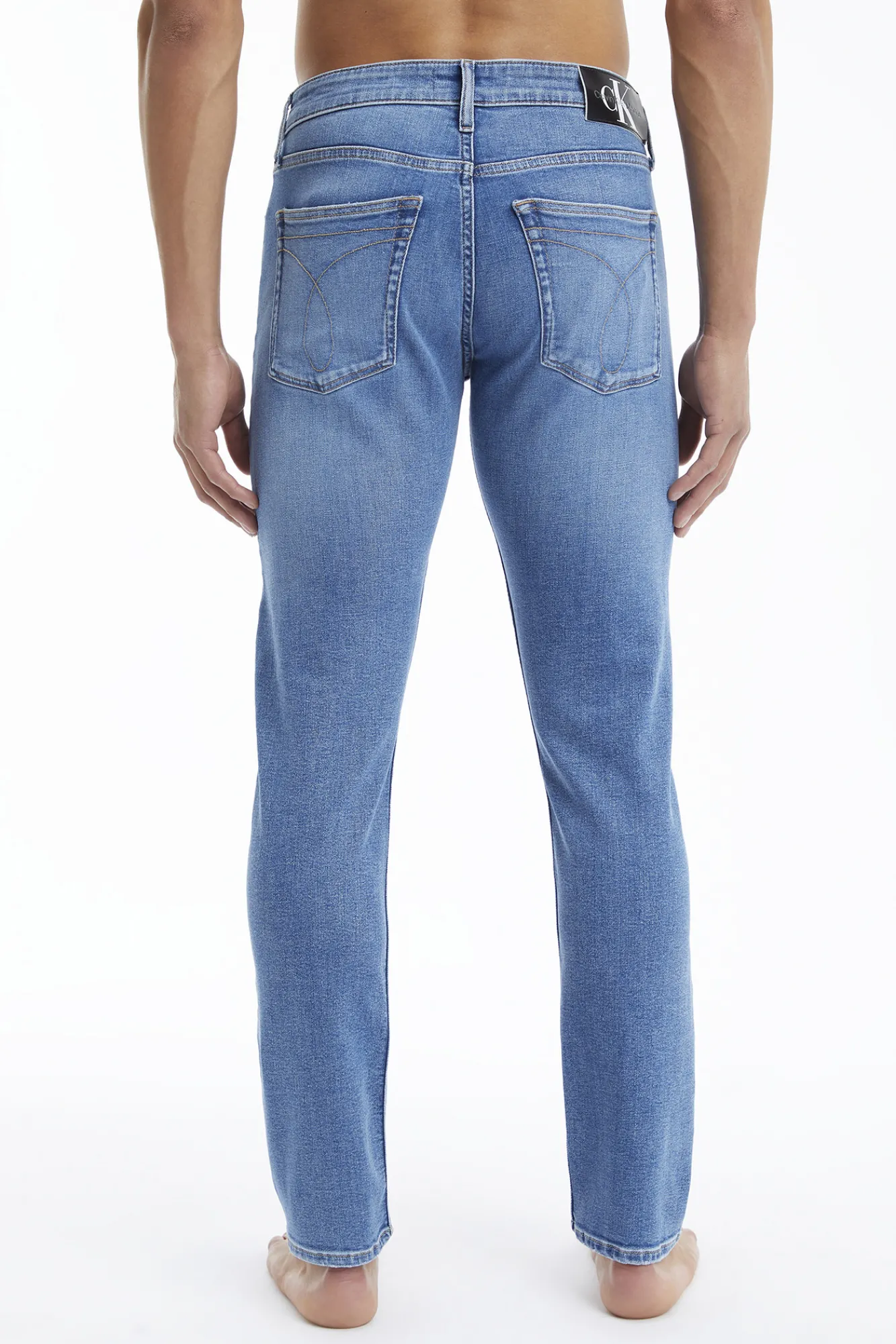 Calvin Klein Jeans Hombre Azul Medio Outlet