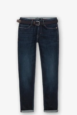 Tiffosi Jeans Leo Comfort Fit Con Cinturon Azul Oscuro Best