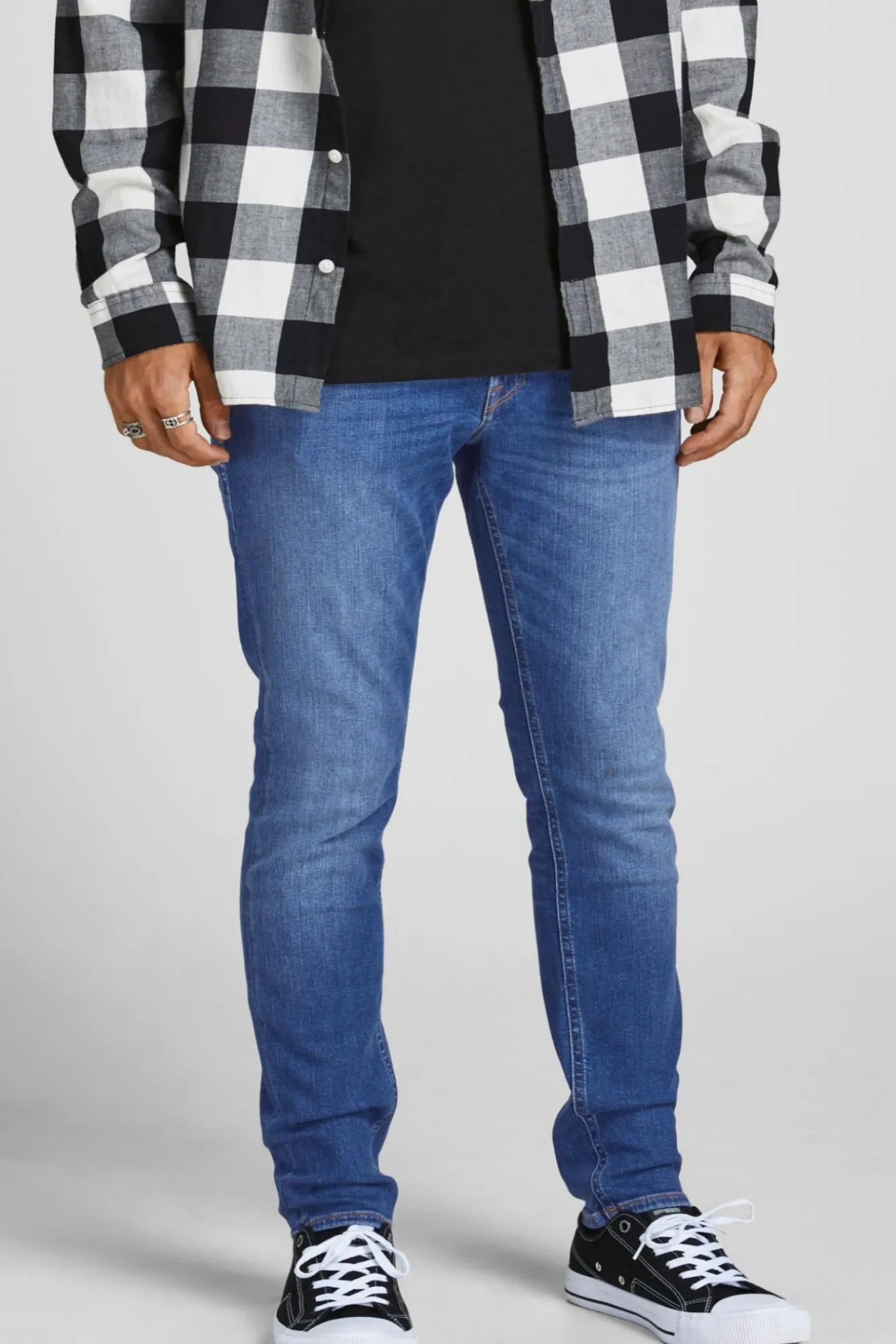 Jack & Jones Jeans Liam Skinny Fit Azul Medio Outlet