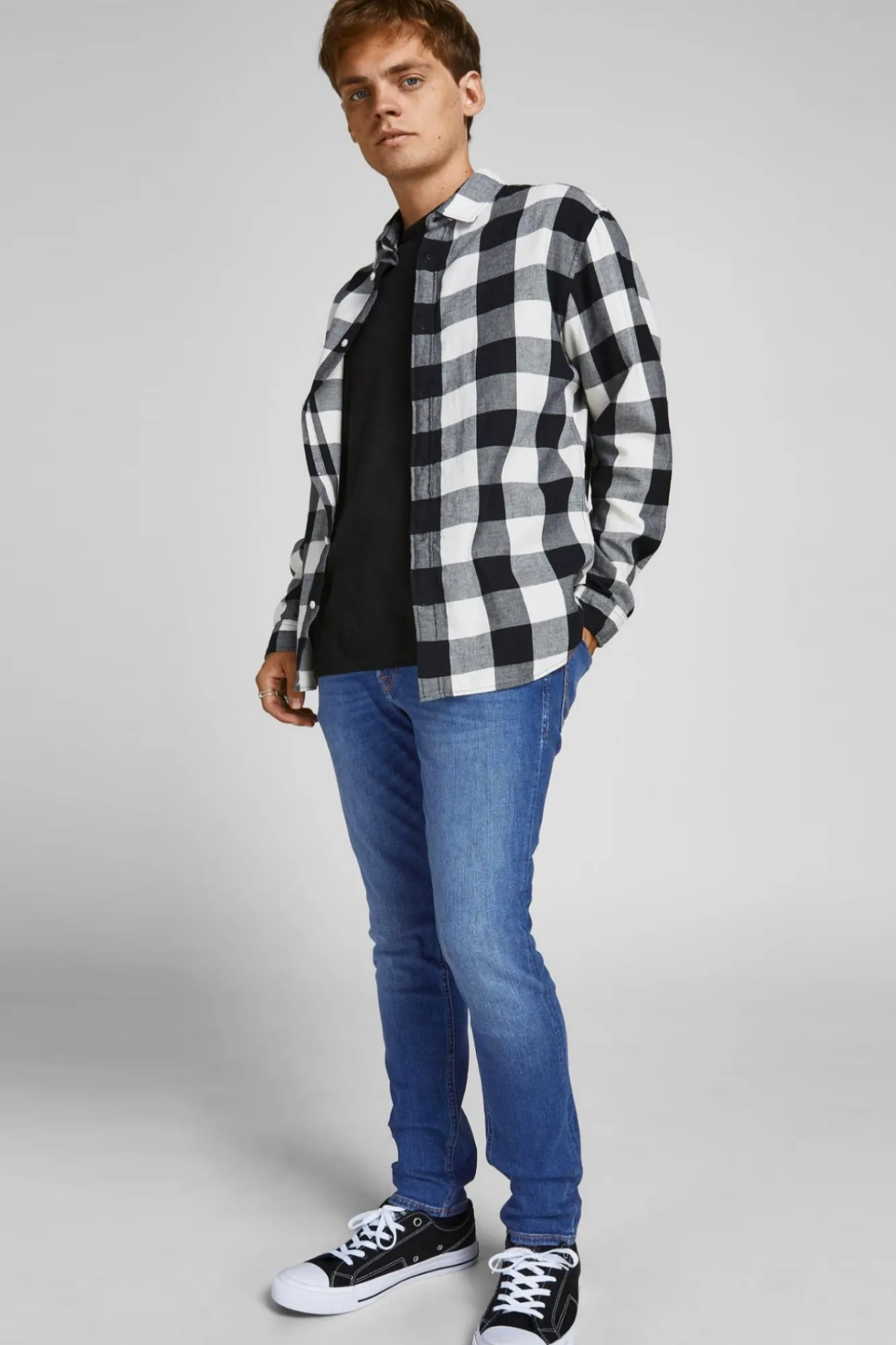 Jack & Jones Jeans Liam Skinny Fit Azul Medio Outlet