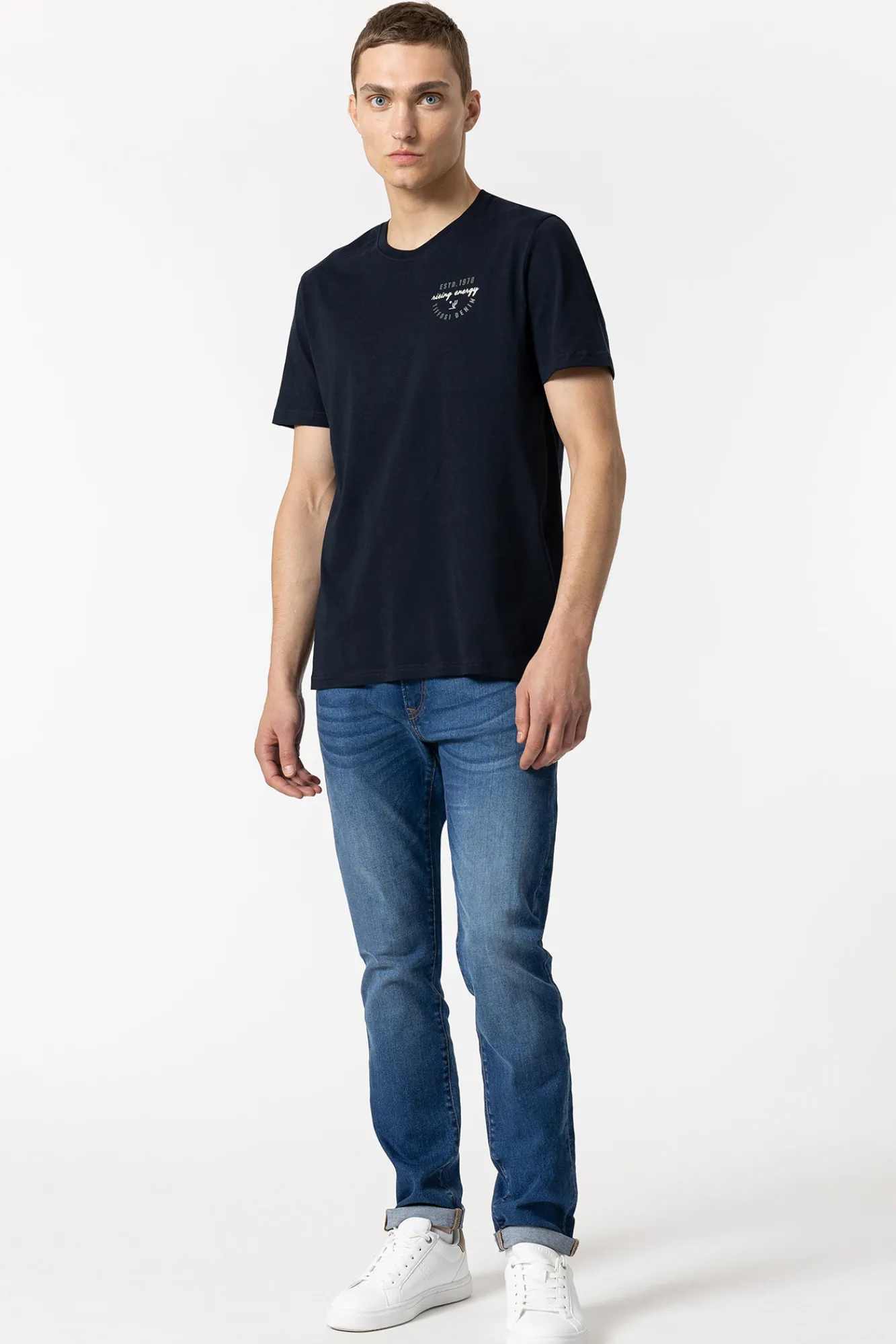 Tiffosi Jeans Liam Super Slim Azul Medio Clearance