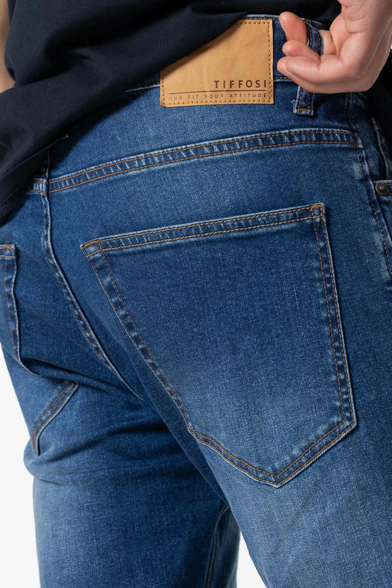Tiffosi Jeans Liam Super Slim Azul Medio Clearance