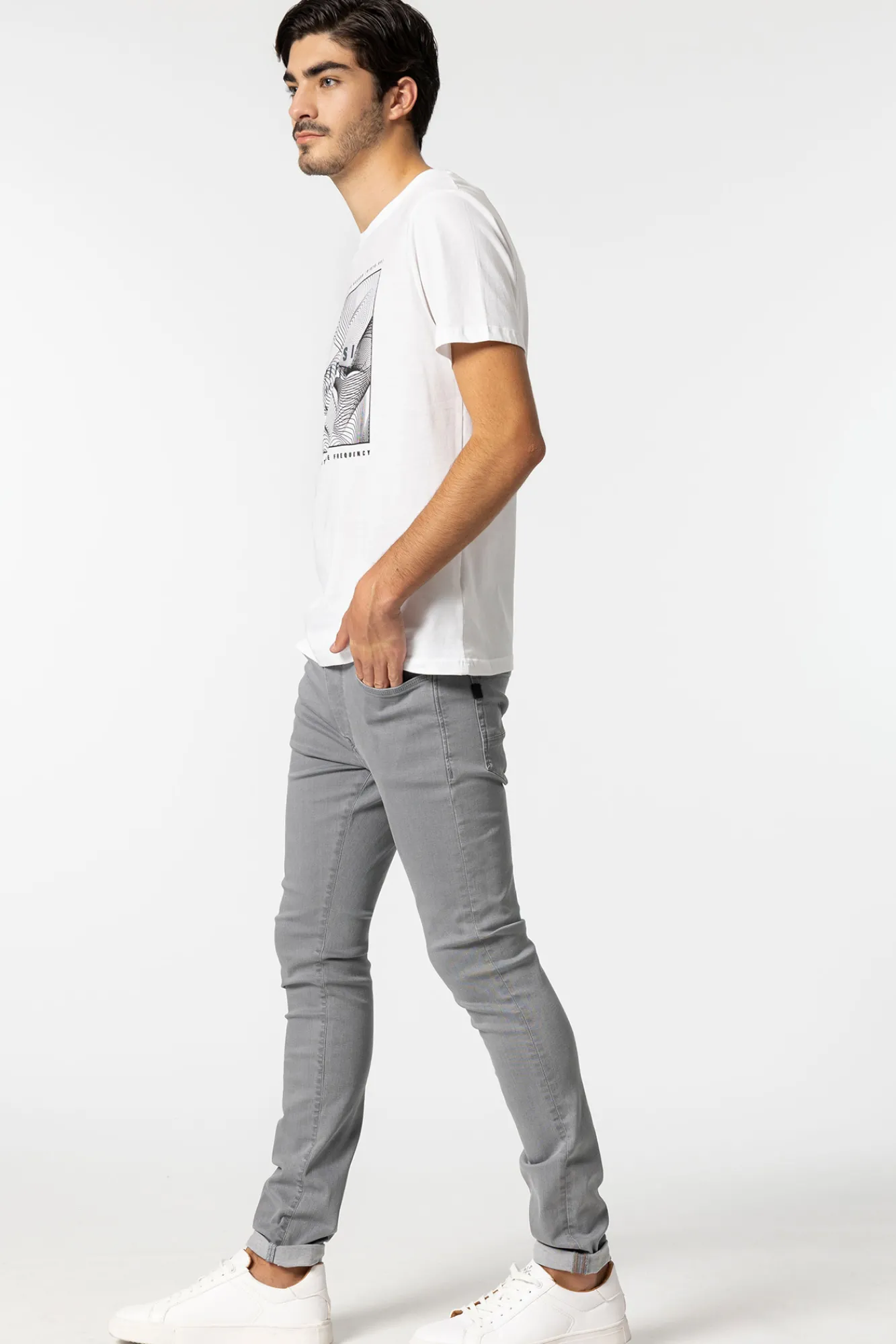 Tiffosi Jeans Liam Super Slim Gris Claro Hot
