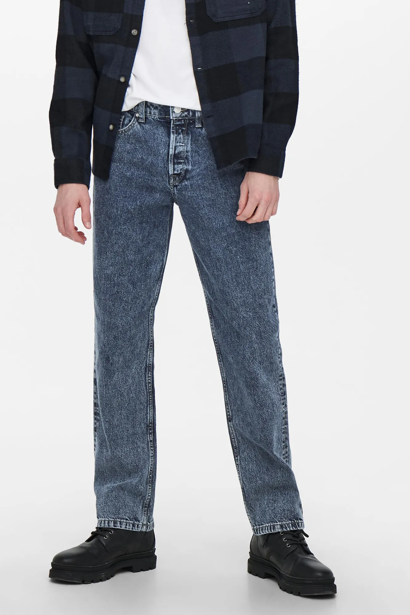 Only & Sons Jeans Regular Azul Medio Online