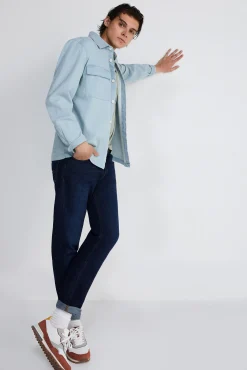 * Jeans Regular Lavado Oscuro Azul Oscuro Outlet