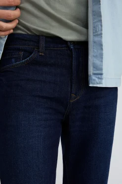* Jeans Regular Lavado Oscuro Azul Oscuro Outlet