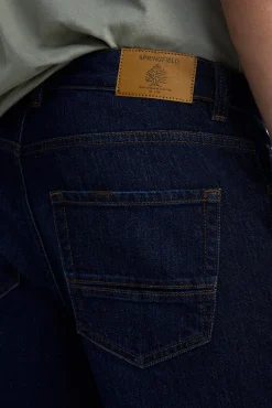 * Jeans Regular Lavado Oscuro Azul Oscuro Outlet