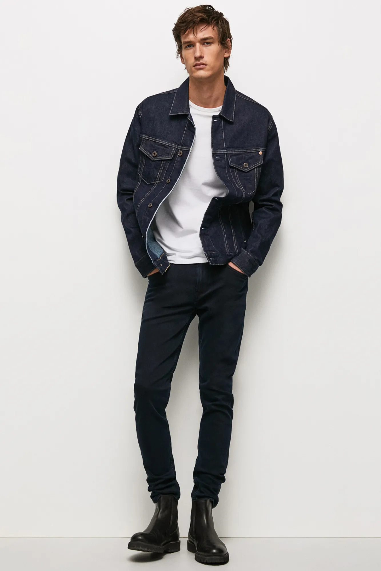 Pepe Jeans Jeans Skinny Finsbury Azul Medio Hot