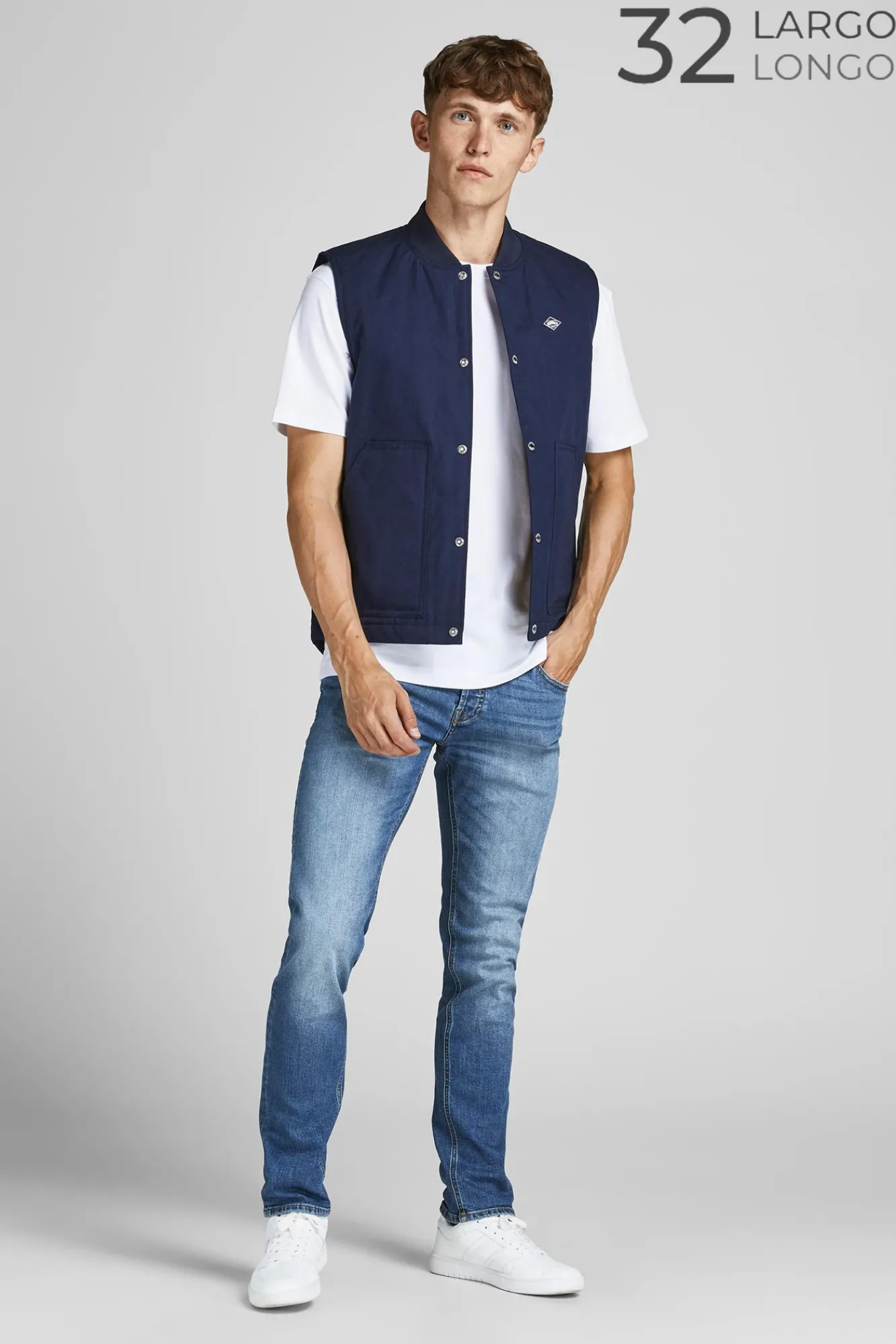 Jack & Jones Jeans Skinny Fit Azul Medio