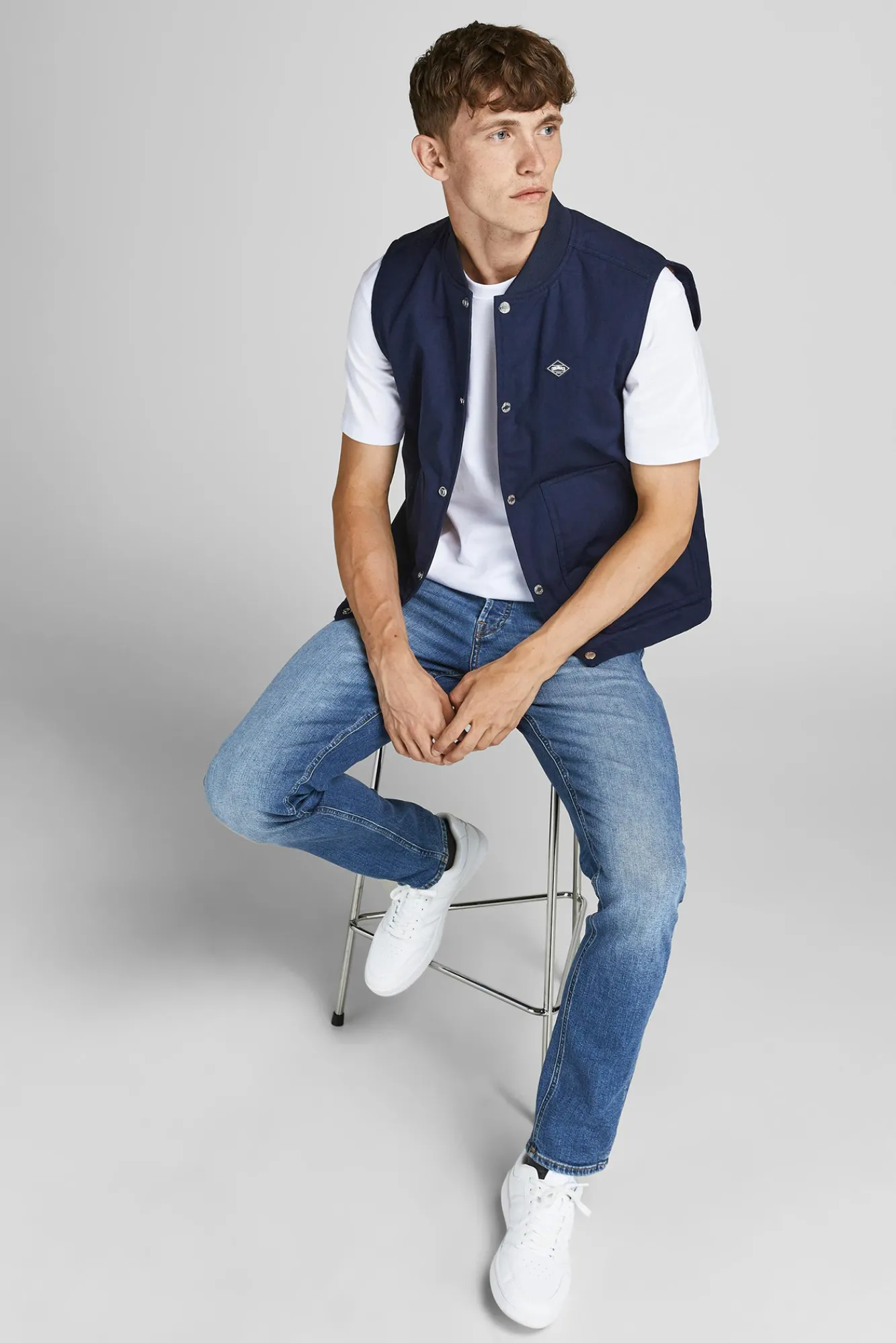 Jack & Jones Jeans Skinny Fit Azul Medio