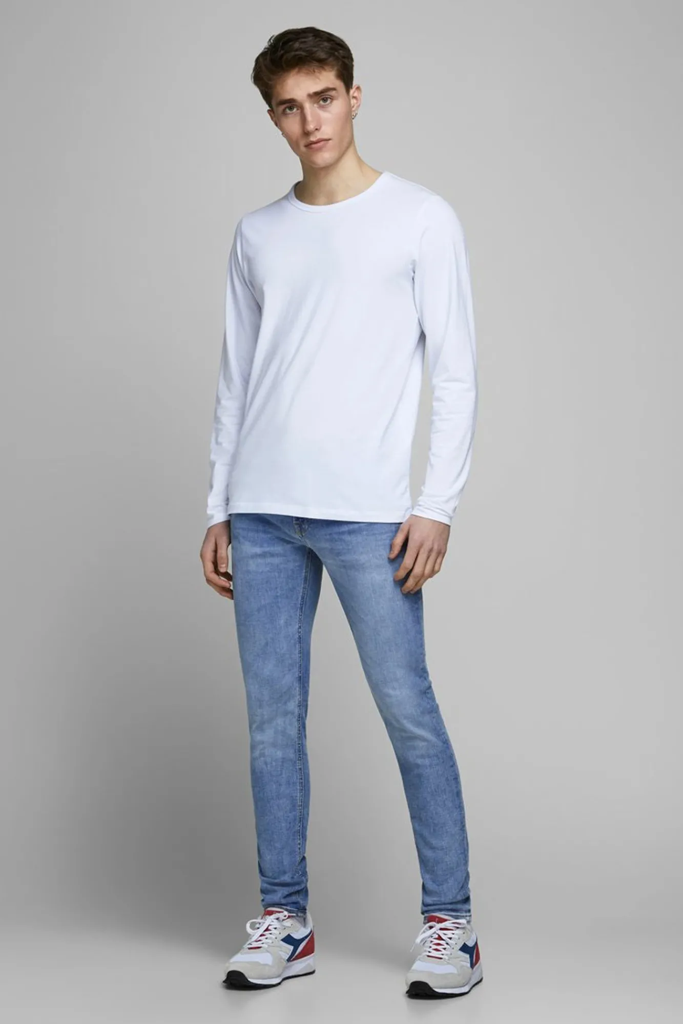Jack & Jones Jeans Skinny Fit Azul Medio Clearance