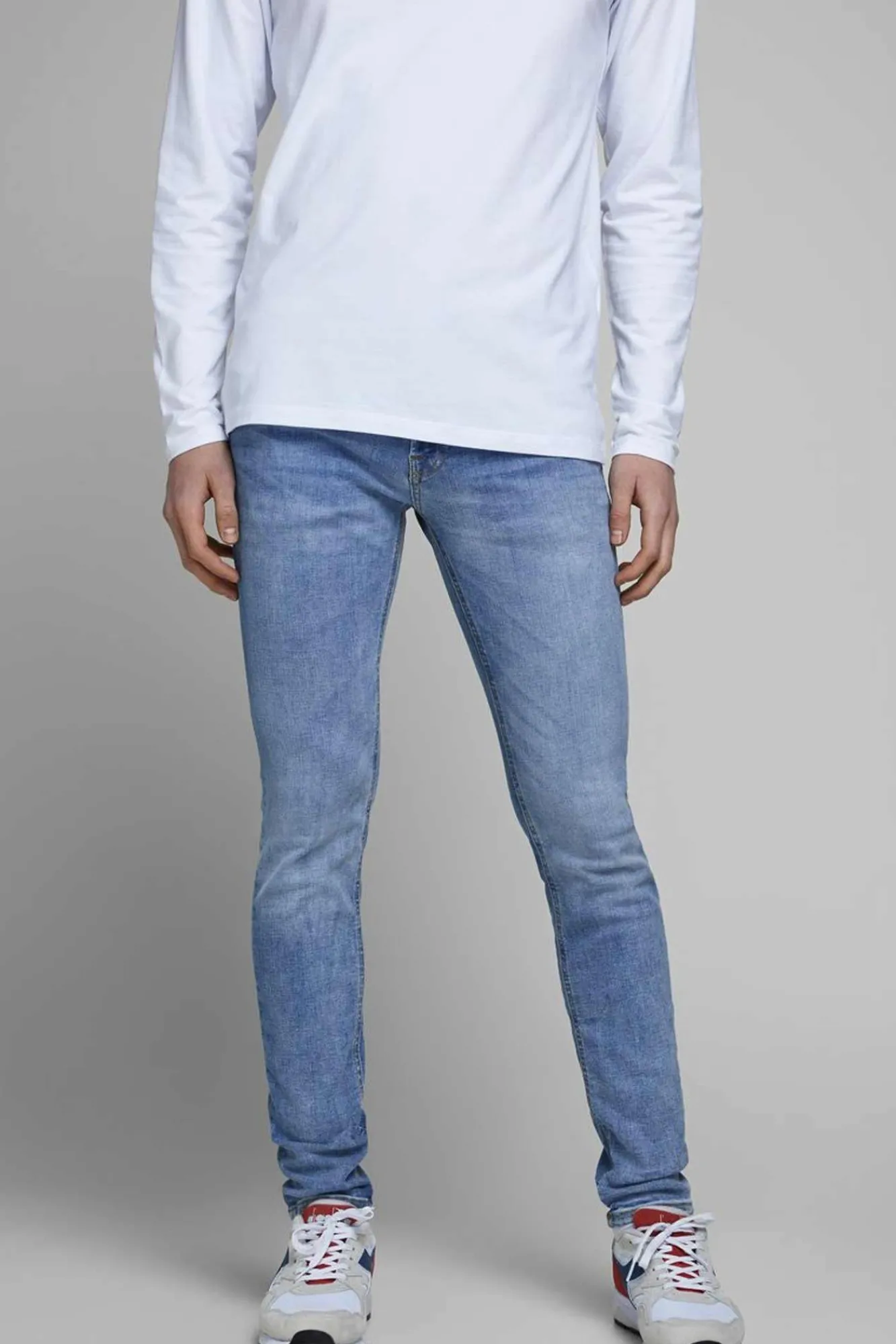 Jack & Jones Jeans Skinny Fit Azul Medio Clearance