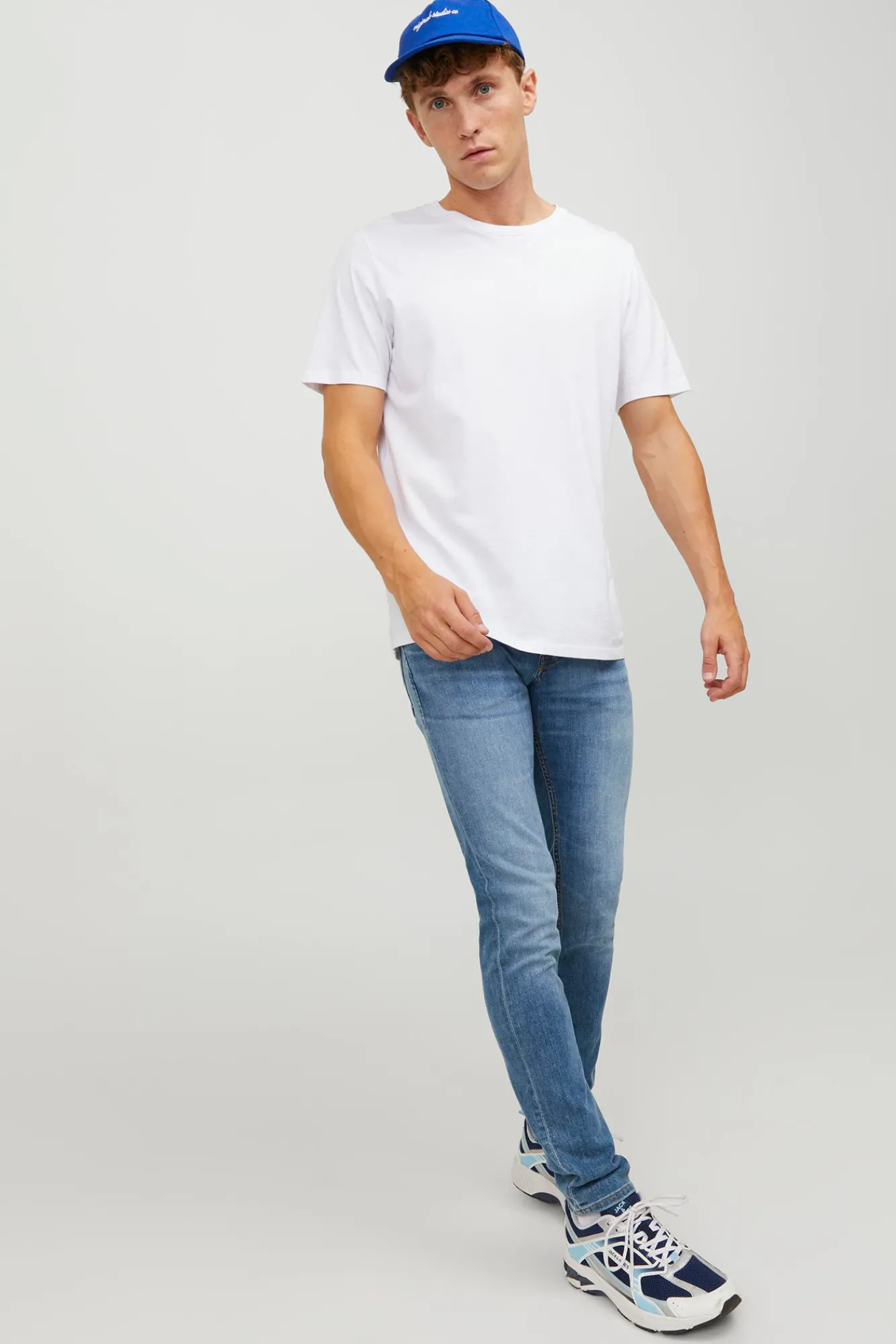 Jack & Jones Jeans Skinny Fit Azul Medio Discount
