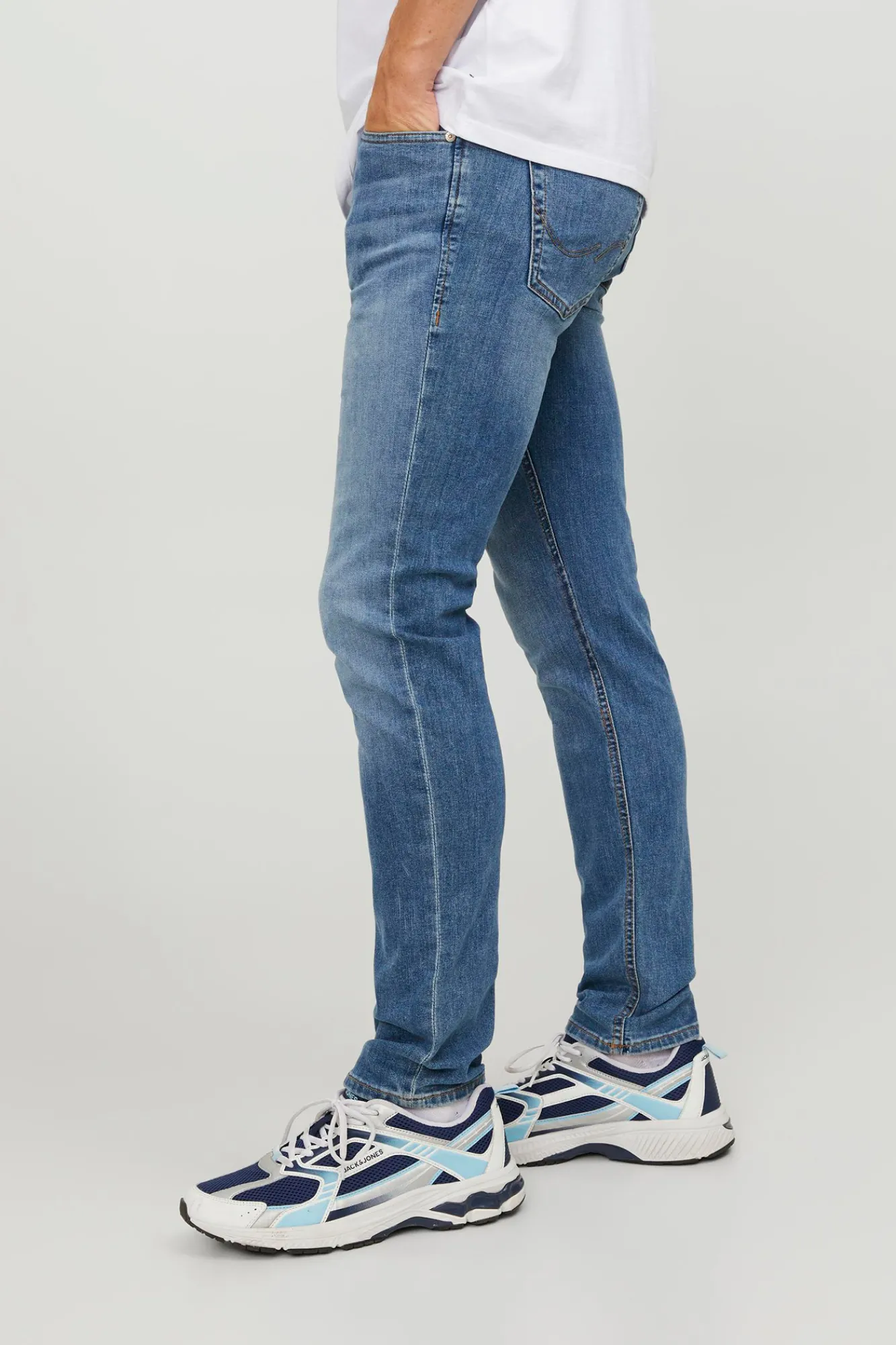 Jack & Jones Jeans Skinny Fit Azul Medio Discount