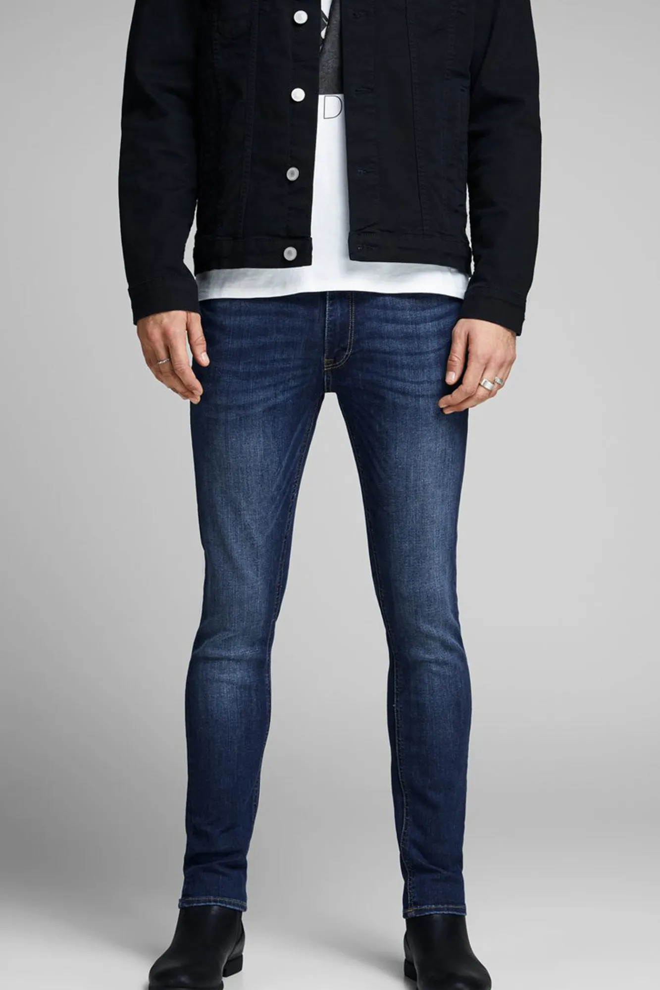 Jack & Jones Jeans Skinny Fit Azul Medio New