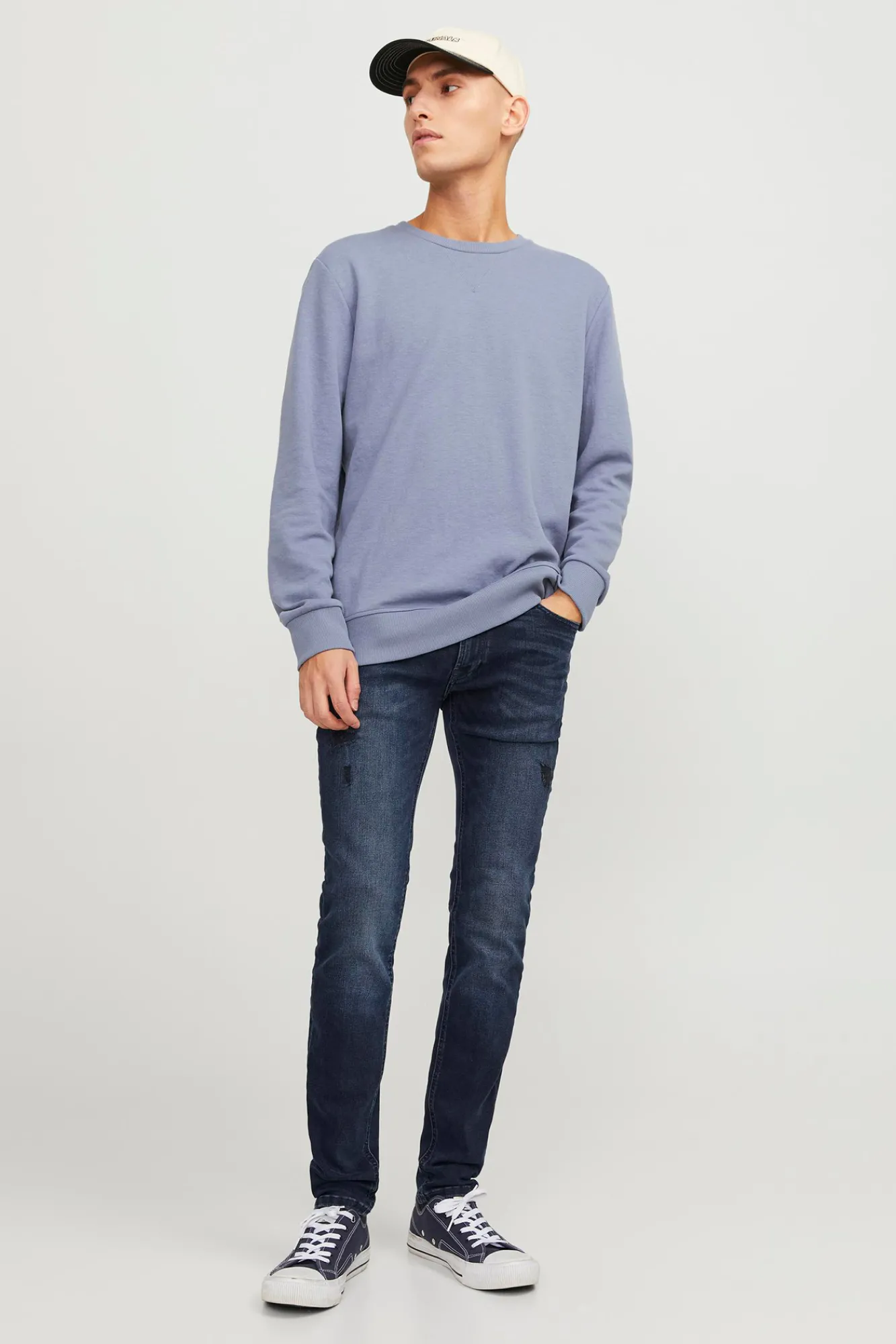 Jack & Jones Jeans Skinny Fit Rockero Azul Medio Hot