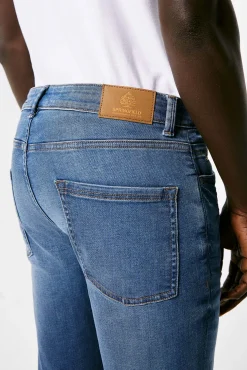 * Jeans Skinny Lavado Medio Azul Medio Outlet