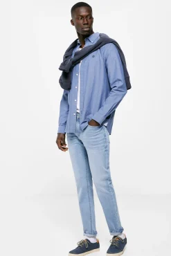 * Jeans Skinny Lavado Medio Claro Azul Medio New