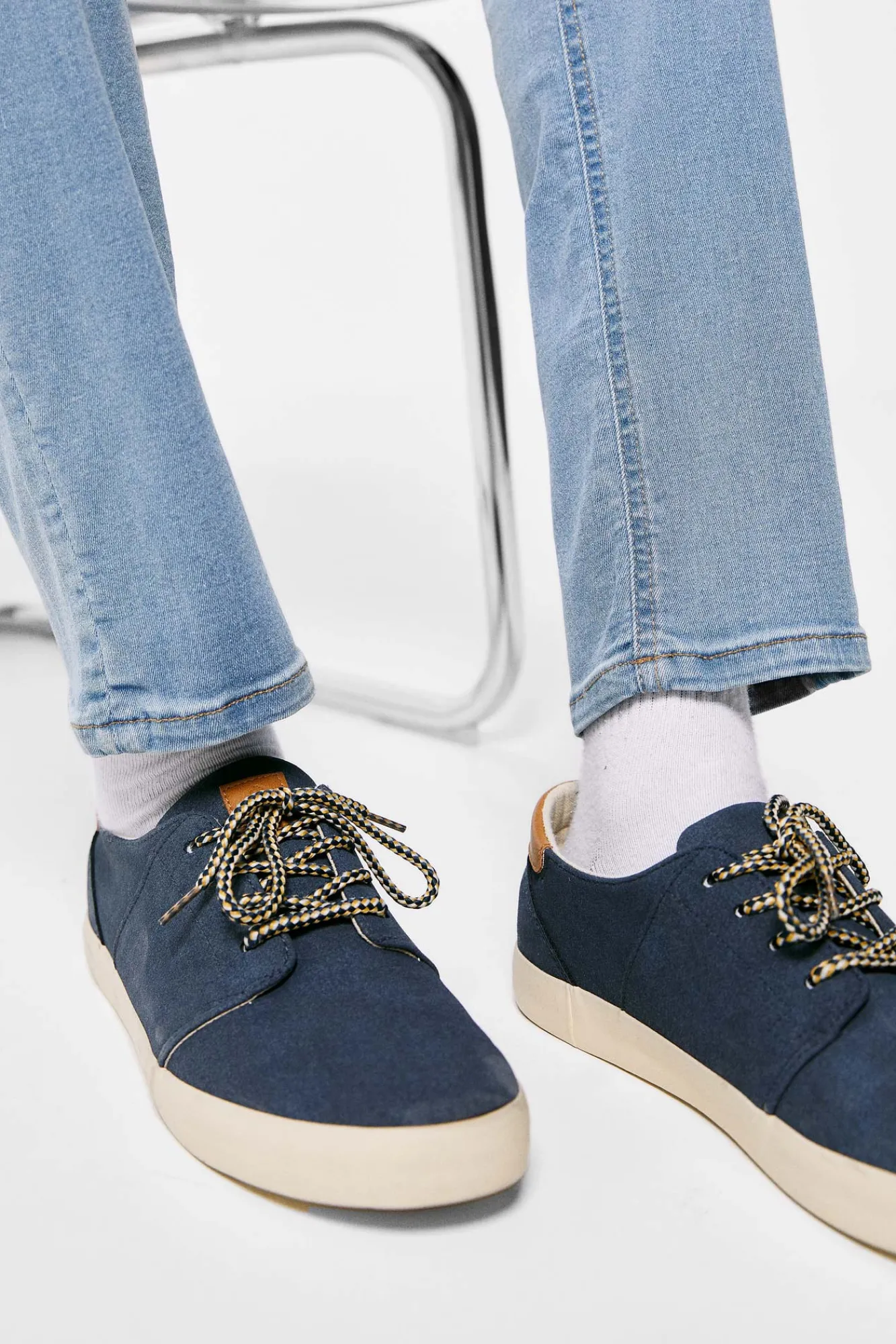 * Jeans Skinny Lavado Medio Claro Azul Medio New