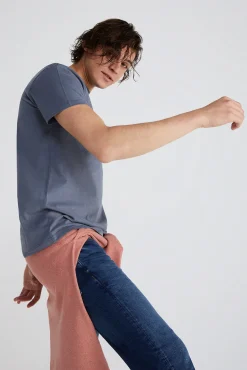 * Jeans Skinny Lavado Oscuro Ensuciado Azul Best
