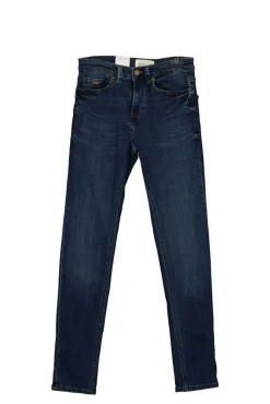 * Jeans Skinny Lavado Oscuro Ensuciado Azul Best