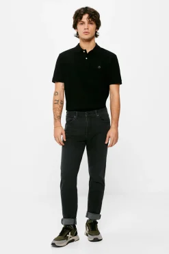 * Jeans Skinny Negro Lavado Gris Oscuro Online