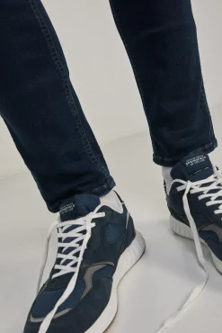 * Jeans Skinny Oscuro Lavado Azul Best