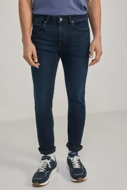* Jeans Skinny Oscuro Lavado Azul Best
