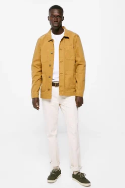 * Jeans Slim Crudo Lavado Estampado Fondo Blanco Outlet