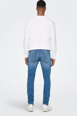 Only & Sons Jeans Slim Fit Azul Claro Discount