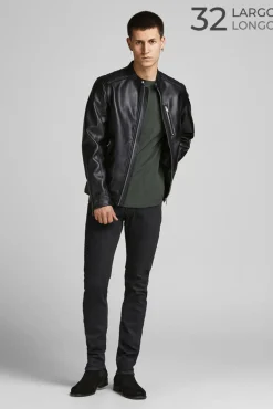 Jack & Jones Jeans Slim Fit Glenn Negro