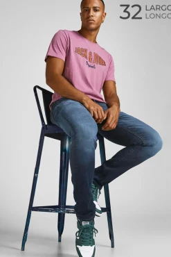 Jack & Jones Jeans Slim Fit Glenn Azul Medio Sale