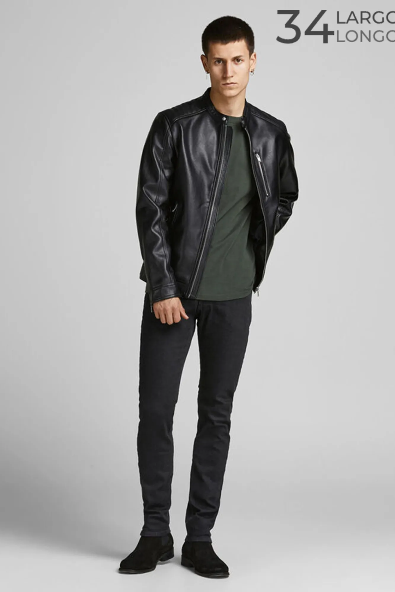 Jack & Jones Jeans Slim Fit Glenn Original Negro Best
