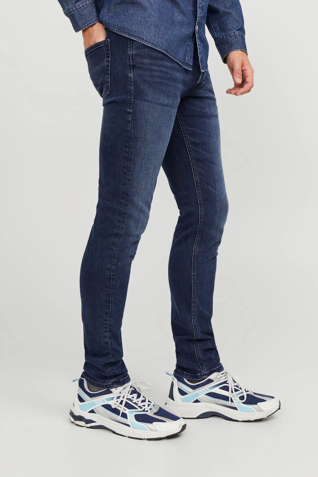 Jack & Jones Jeans Slim Fit Tapered Azul Medio Clearance