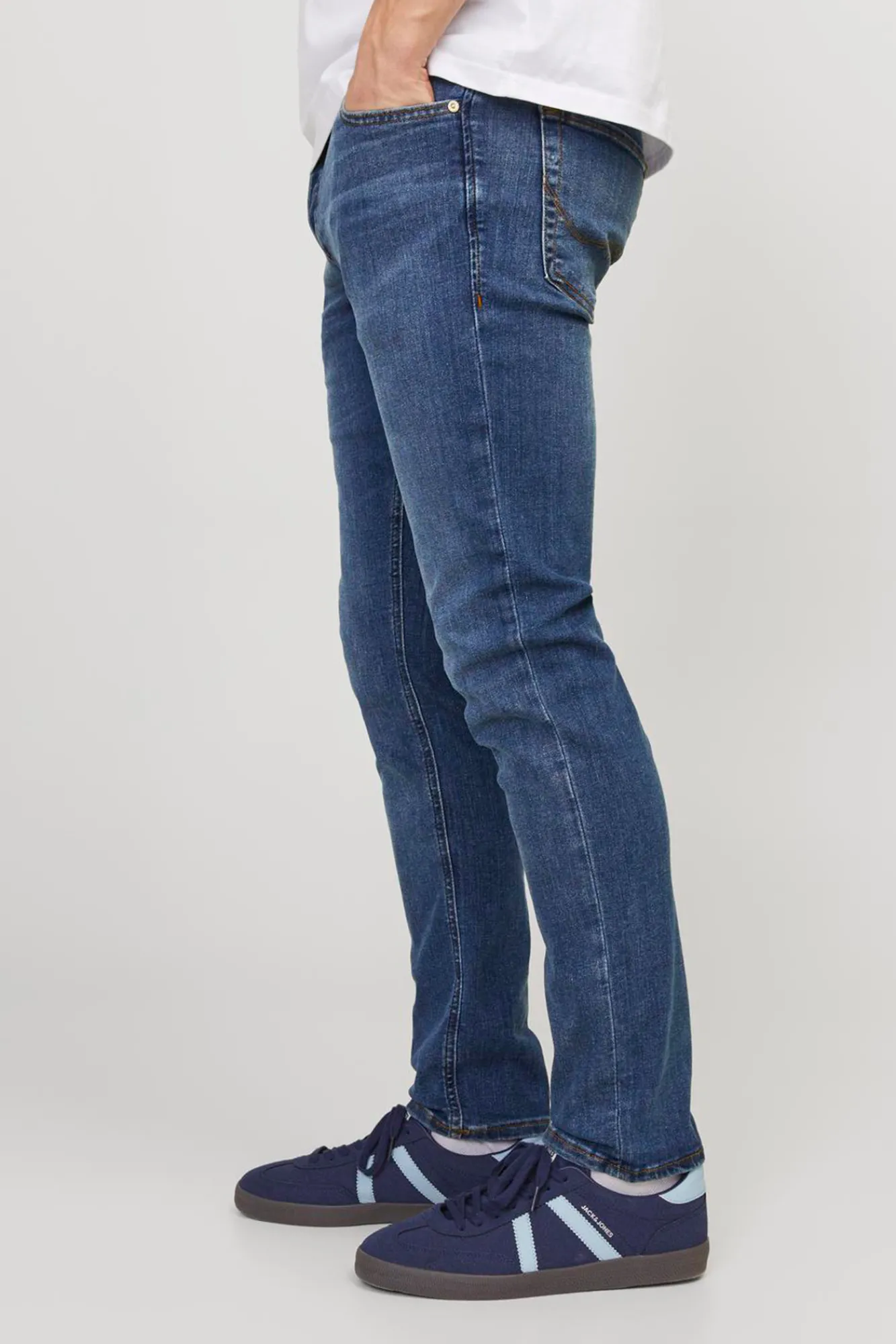 Jack & Jones Jeans Slim Fit Tapered Azul Medio Discount