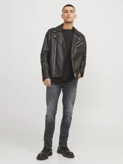 Jack & Jones Jeans Slim Fit Tapered Negro