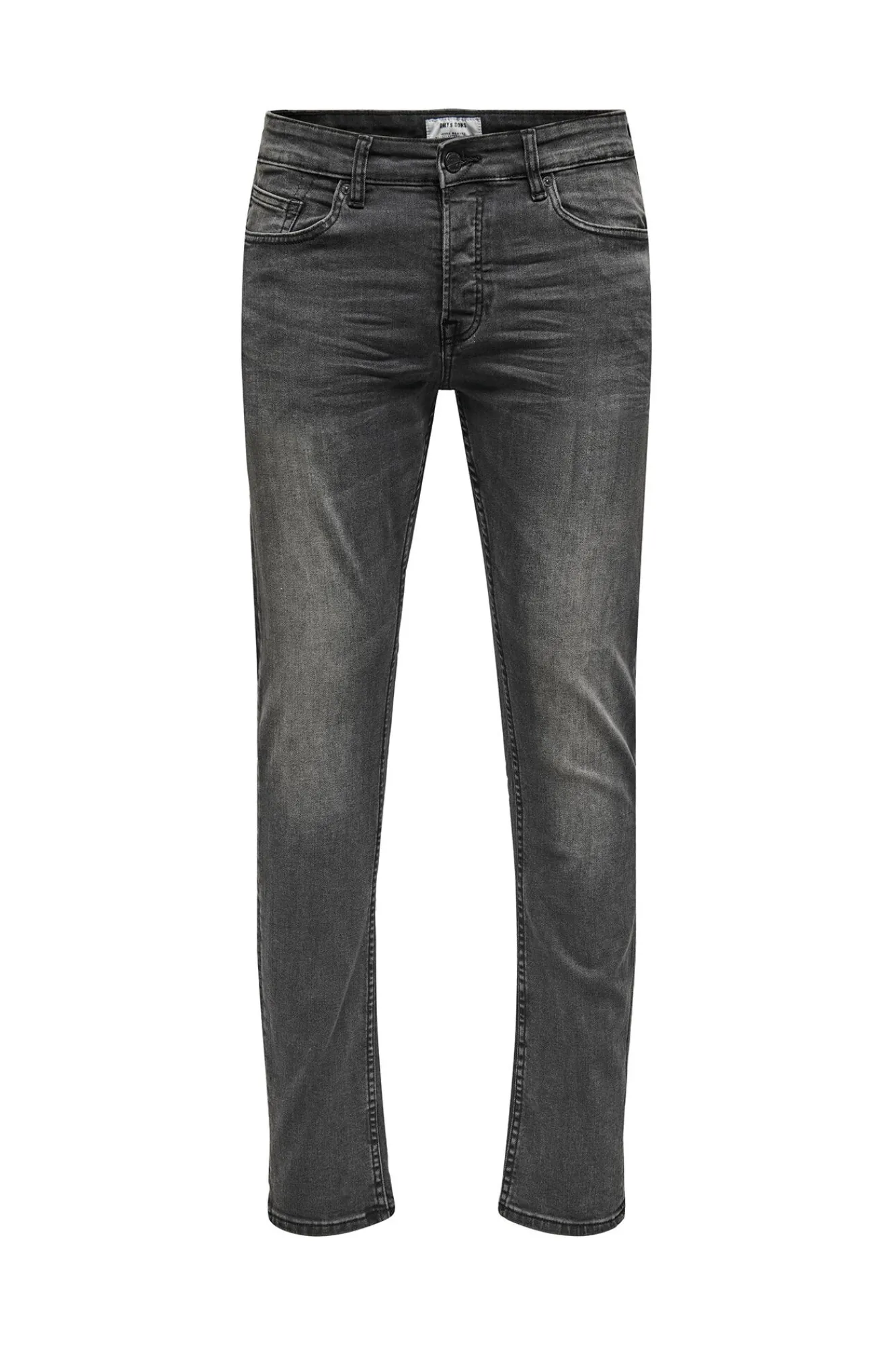 Only & Sons Jeans Slim Gris Oscuro Negro