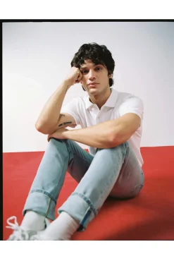 * Jeans Slim Lavado Claro Turquesa Outlet
