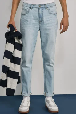 * Jeans Slim Lavado Claro Azul Indigo Discount