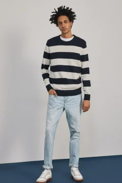 * Jeans Slim Lavado Claro Azul Indigo Discount