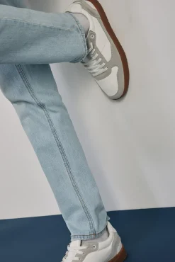* Jeans Slim Lavado Claro Azul Indigo Discount