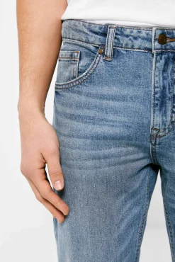 * Jeans Slim Lavado Medio Azul Medio Sale
